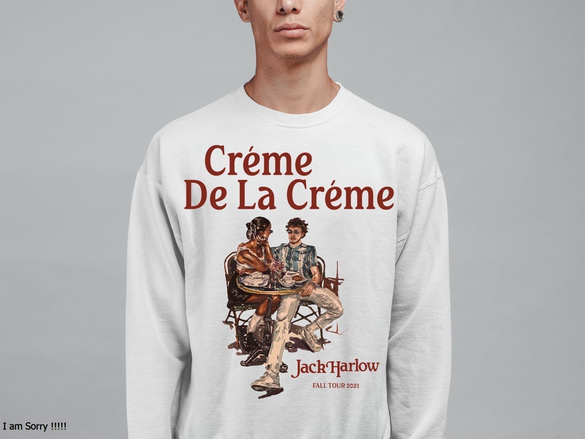 Jack Harlow 2021 Crème De La Crème Casual Unisex T-Shirt Jack Harlow 2021 Crème De La Crème Casual Unisex T-Shirt