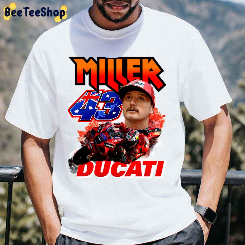 Jack Miller Aussie Thrill Moto Gp 43 2021 Unisex T-Shirt Jack Miller Aussie Thrill Moto Gp 43 2021 Unisex T-Shirt