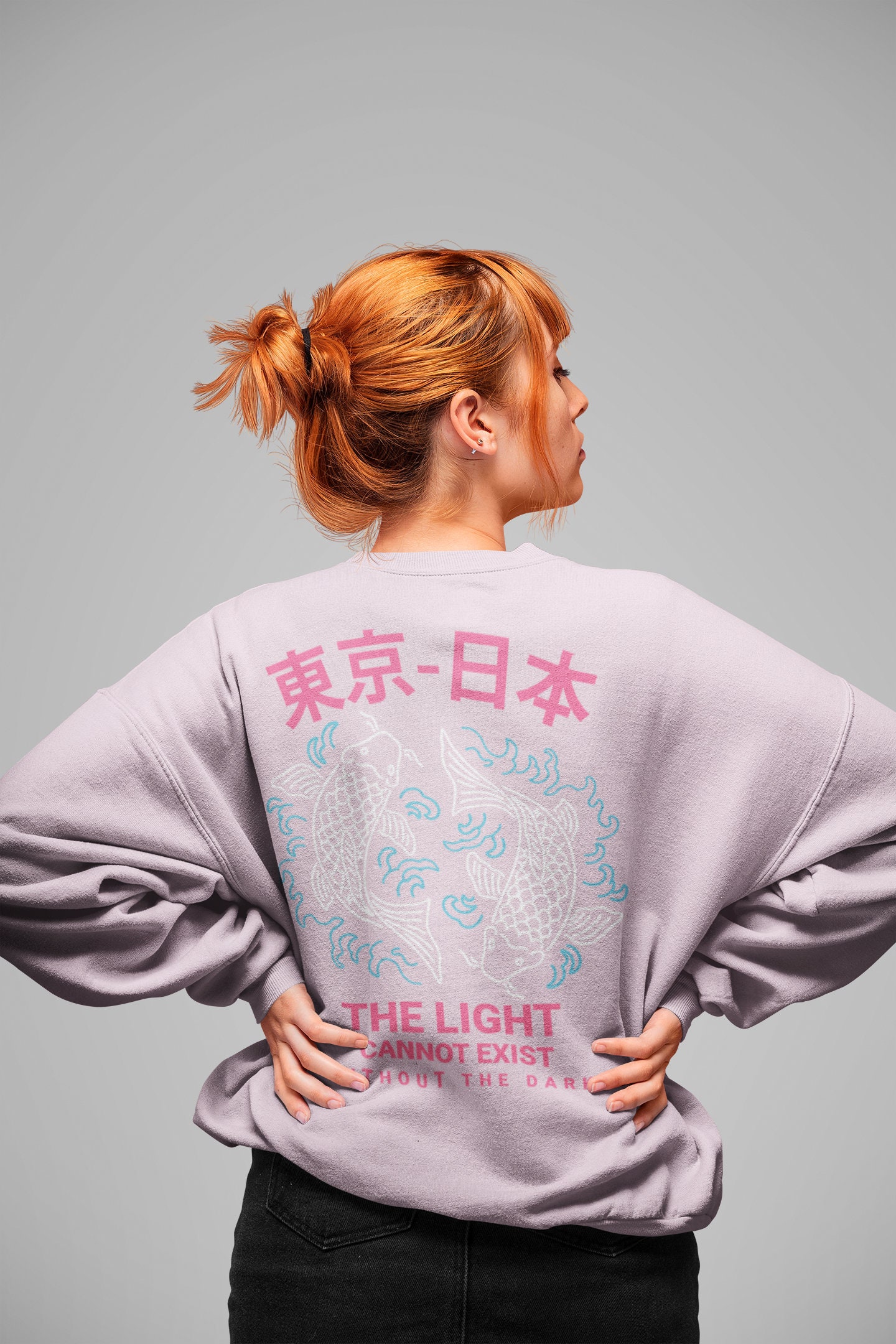 Japanese Fish Artwork Unisex Sweatshirt Japanese Fish Artwork Unisex Sweatshirt