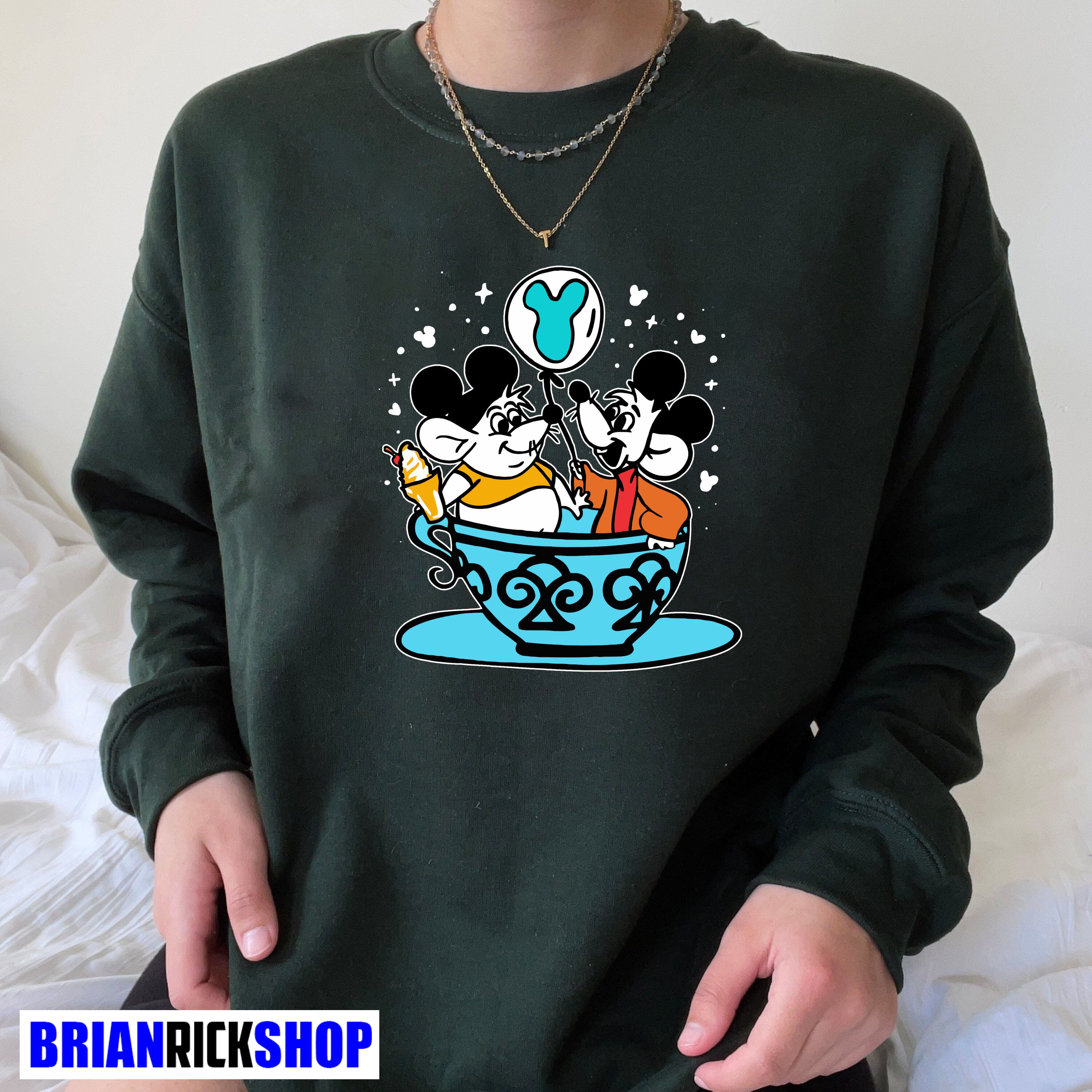 Jaq And Gus Disneyland Unisex Sweatshirt Jaq And Gus Disneyland Unisex Sweatshirt