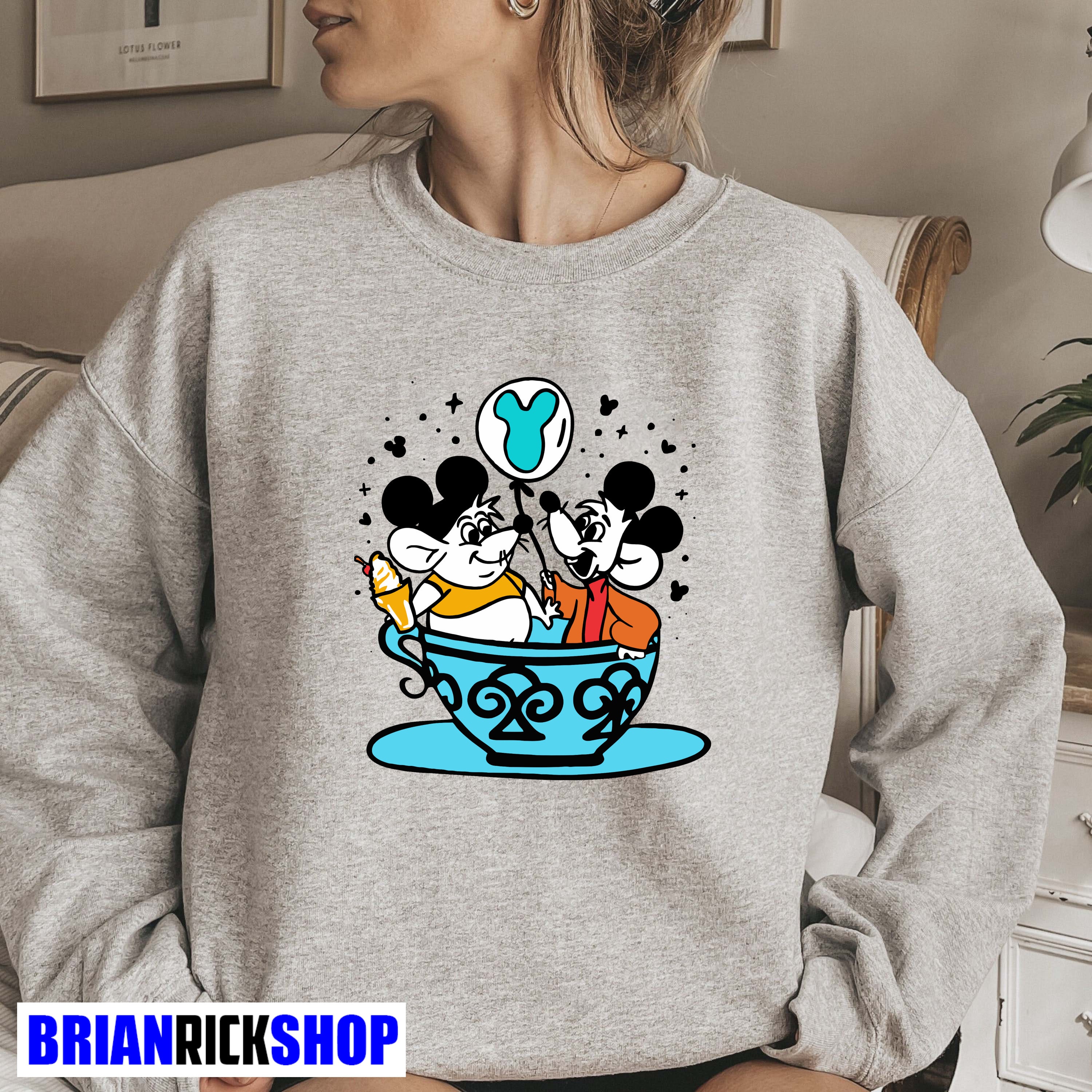 Jaq And Gus Disneyland Unisex Sweatshirt Jaq And Gus Disneyland Unisex Sweatshirt