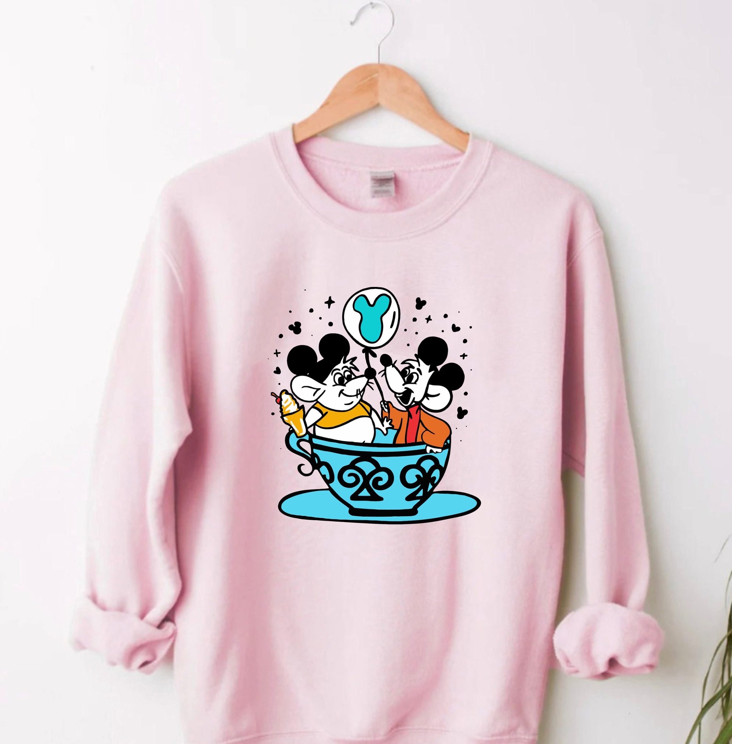 Jaq And Gus Disneyland Unisex Sweatshirt Jaq And Gus Disneyland Unisex Sweatshirt