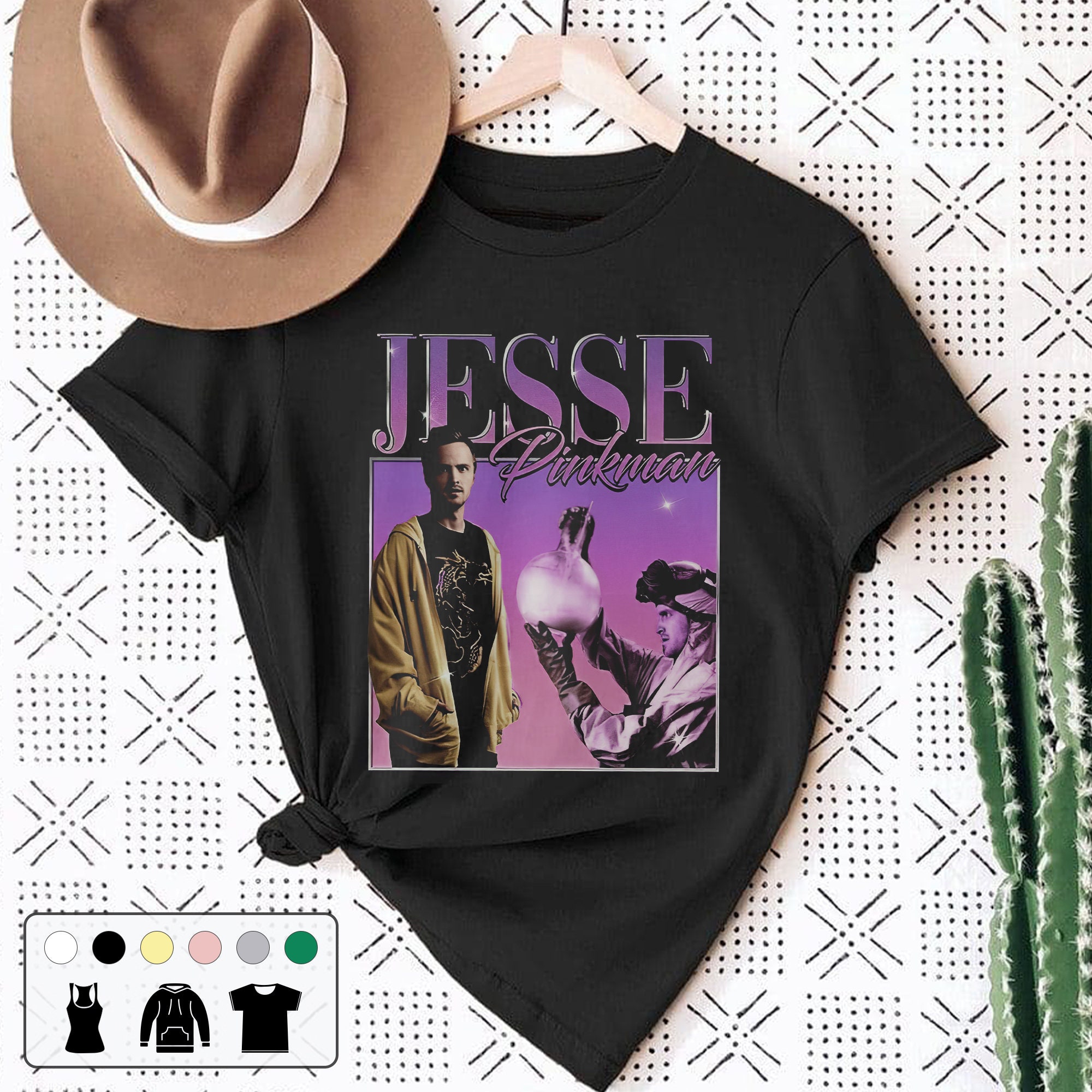 Jesse Bruce Pinkman Vintage Homage Vintage Unisex T-Shirt Jesse Bruce Pinkman Vintage Homage Vintage Unisex T-Shirt