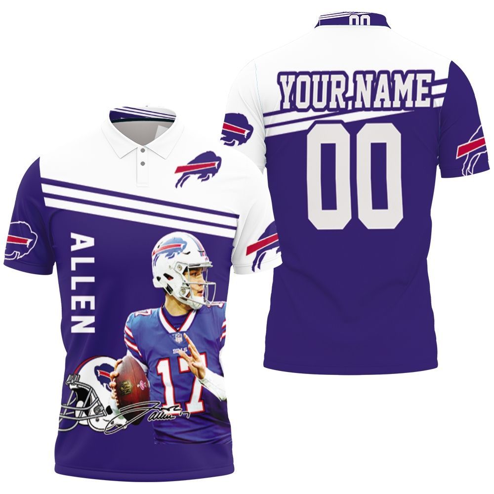 Josh Allen 17 Buffalo Bills Legend Signature 3d Personalized Polo Shirt All Over Print Shirt 3d T-shirt Josh Allen 17 Buffalo Bills Legend Signature 3d Personalized Polo Shirt All Over Print Shirt 3d T-shirt