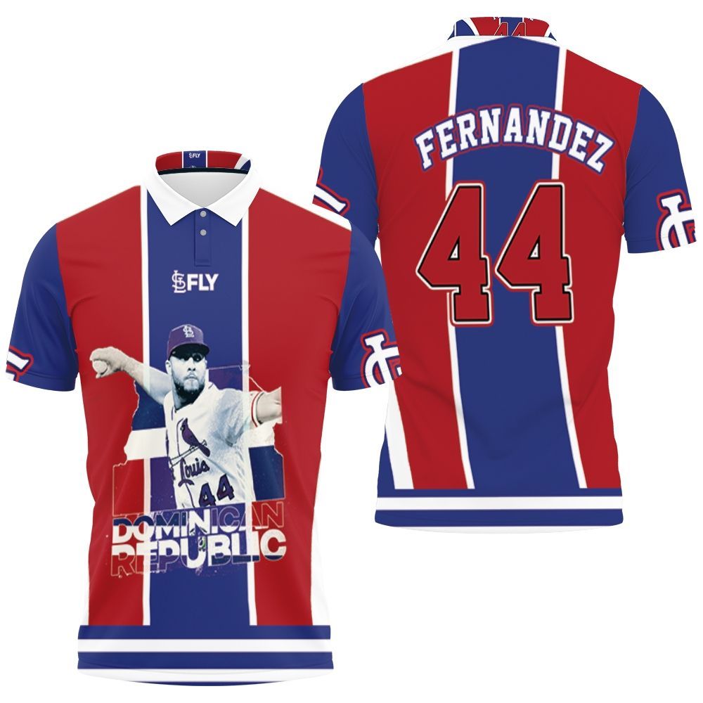 Junior Fernandez 44 Of The St Louis Cardinals Polo Shirt All Over Print Shirt 3d T-shirt Junior Fernandez 44 Of The St Louis Cardinals Polo Shirt All Over Print Shirt 3d T-shirt