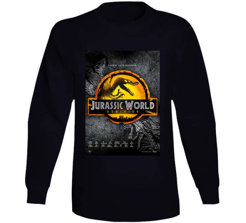 Jurassic World 3 Dominion June 2022 New Movie Poster Dinosaur Life Found A Way Colin Trevorrow Unisex Sweatshirt Jurassic World 3 Dominion June 2022 New Movie Poster Dinosaur Life Found A Way Colin Trevorrow Unisex Sweatshirt