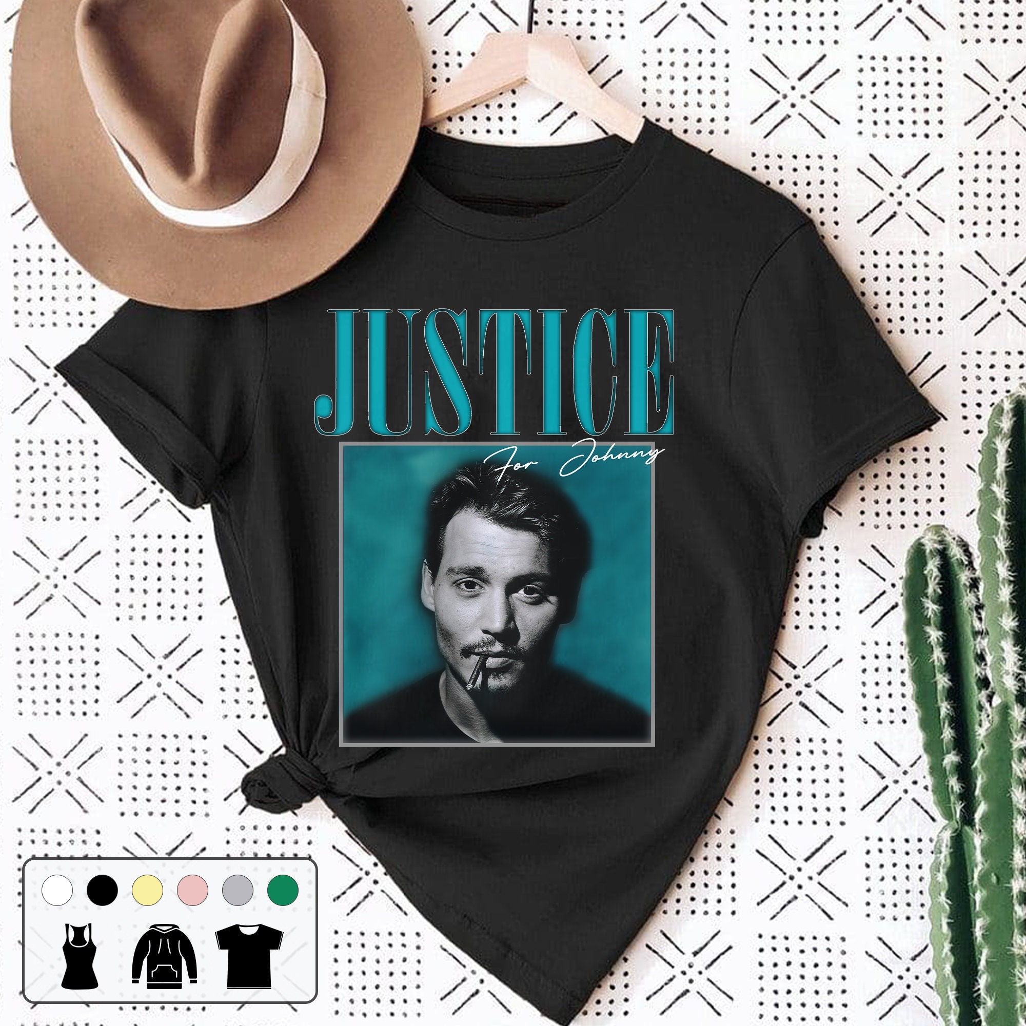 Justice For Johnny Depp Vintage Movie Unisex T-Shirt Justice For Johnny Depp Vintage Movie Unisex T-Shirt