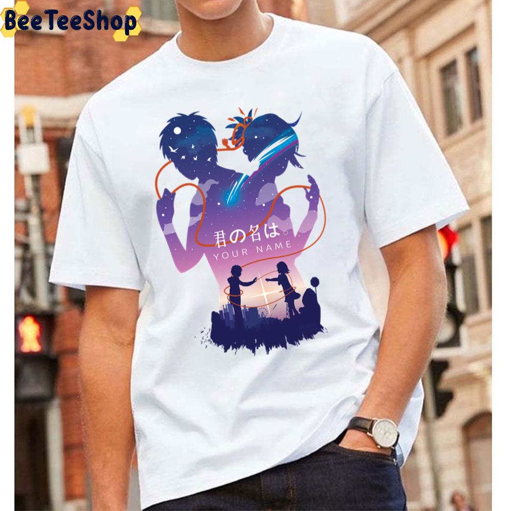 Kimi No Na Wa Negative Space Your Name Unisex T-Shirt Kimi No Na Wa Negative Space Your Name Unisex T-Shirt