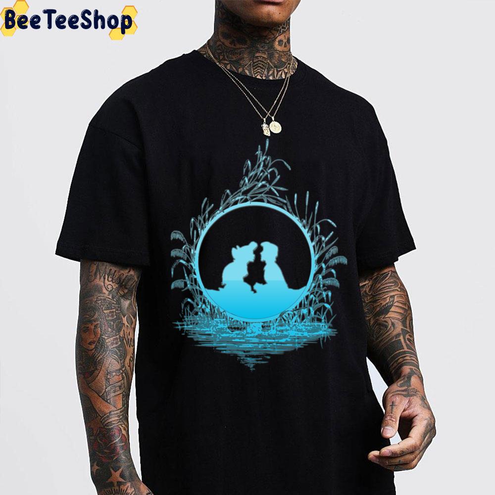 Kiss The Girl The Little Mermaid Blue Art Unisex T-Shirt Kiss The Girl The Little Mermaid Blue Art Unisex T-Shirt