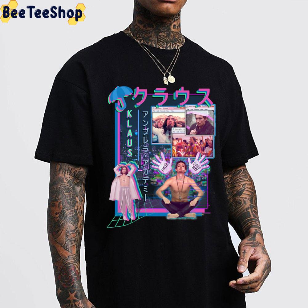 Klaus Hargreeves Vaporwave The Umbrella Academy Season 3 Movie Unisex T-Shirt Klaus Hargreeves Vaporwave The Umbrella Academy Season 3 Movie Unisex T-Shirt