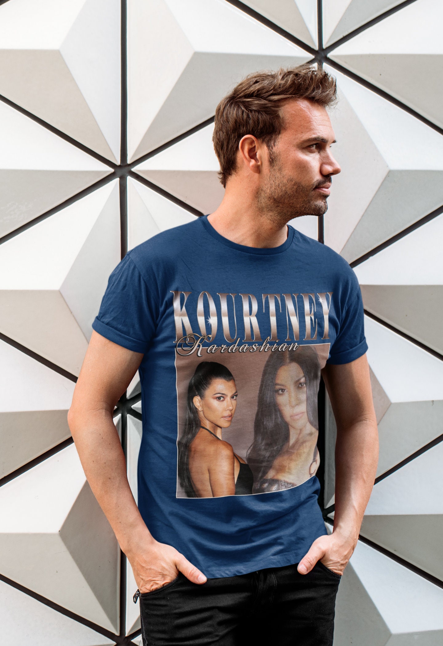 Kourtney Kardashian Vintage Unisex T-Shirt Kourtney Kardashian Vintage Unisex T-Shirt