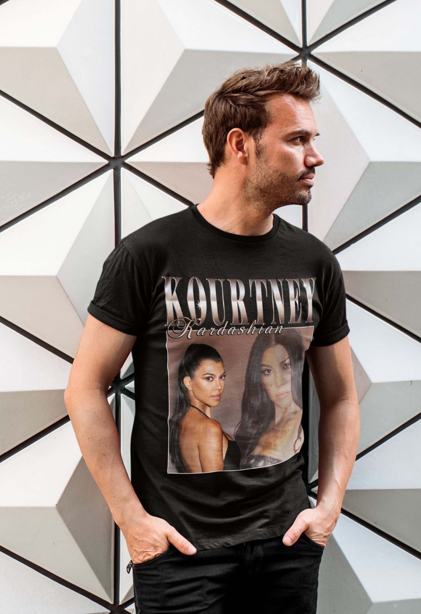 Kourtney Kardashian Vintage Unisex T-Shirt Kourtney Kardashian Vintage Unisex T-Shirt