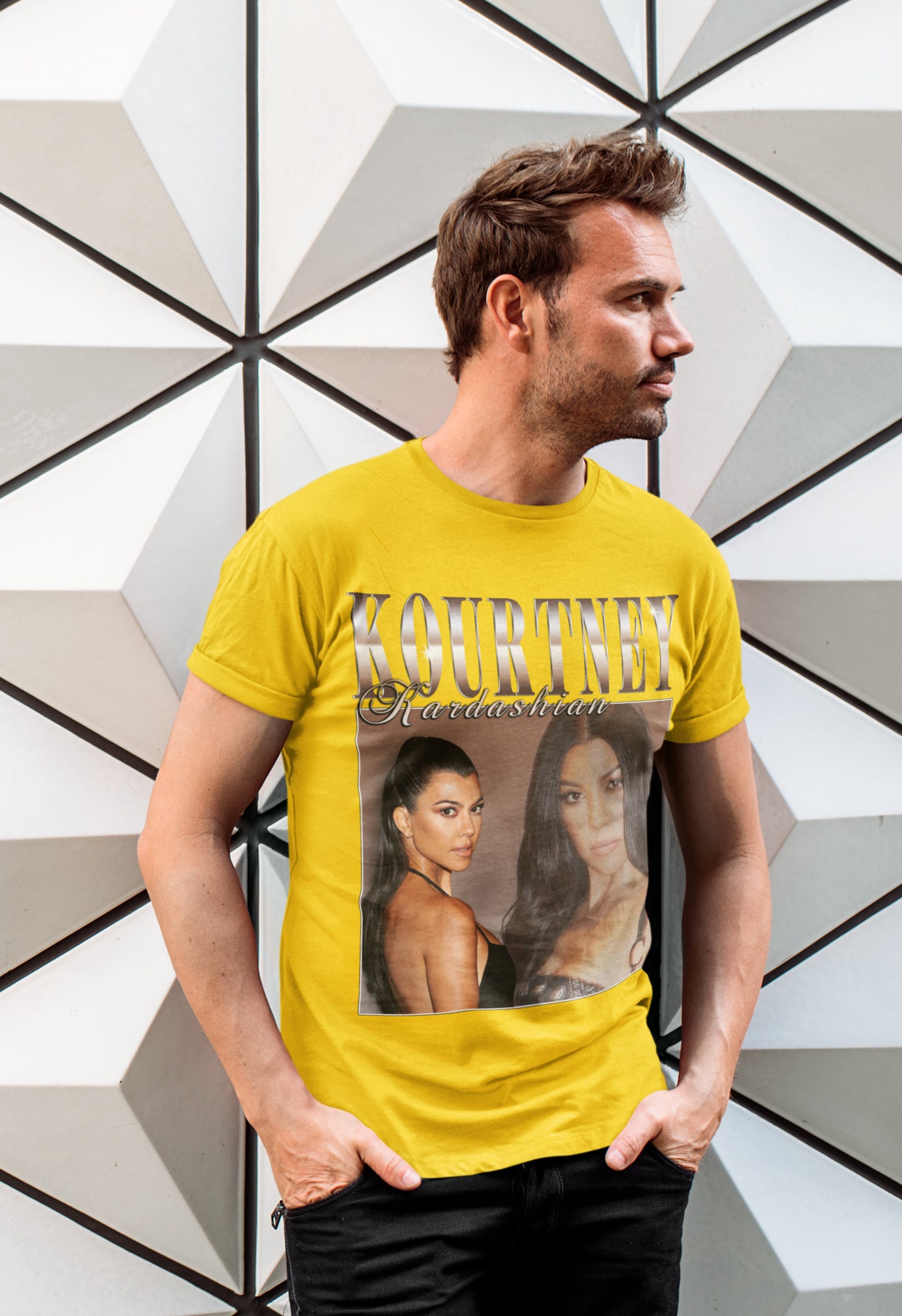Kourtney Kardashian Vintage Unisex T-Shirt Kourtney Kardashian Vintage Unisex T-Shirt
