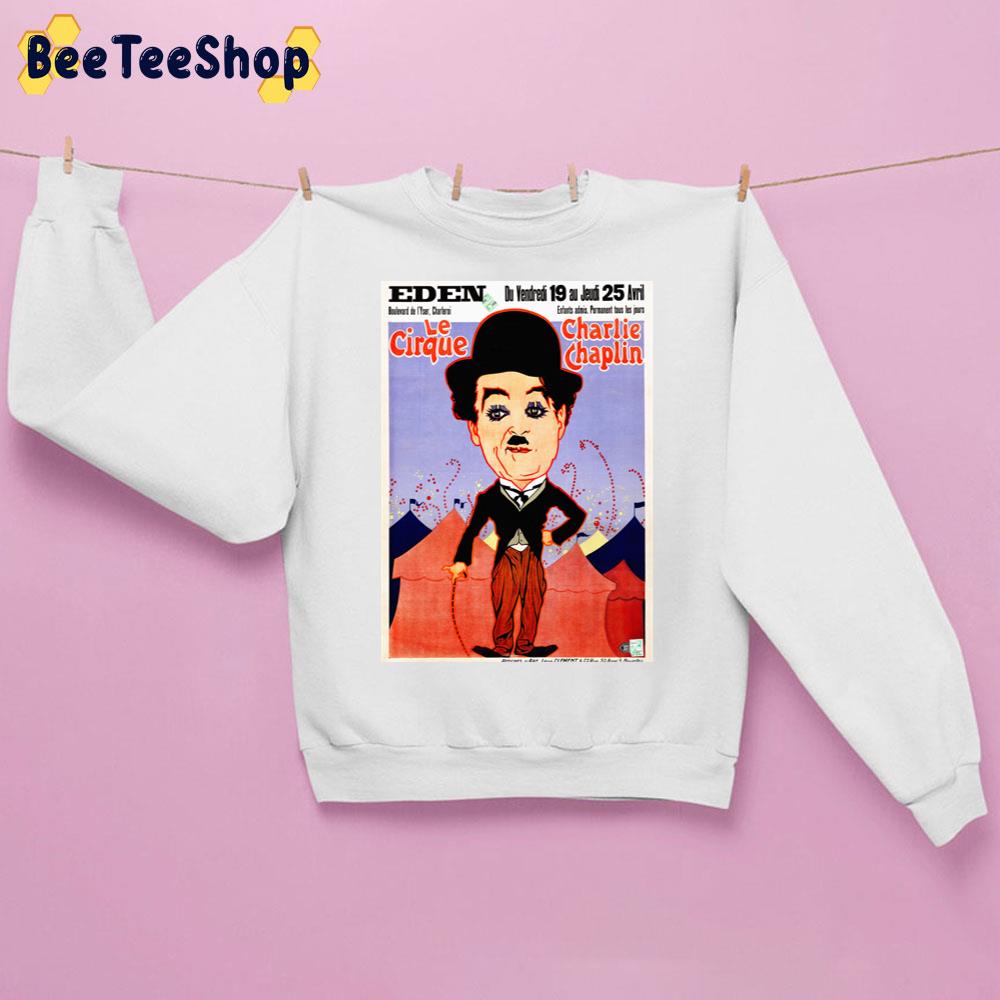 Le Cirque Charlie Chaplin Retro Art Unisex Sweatshirt Le Cirque Charlie Chaplin Retro Art Unisex Sweatshirt