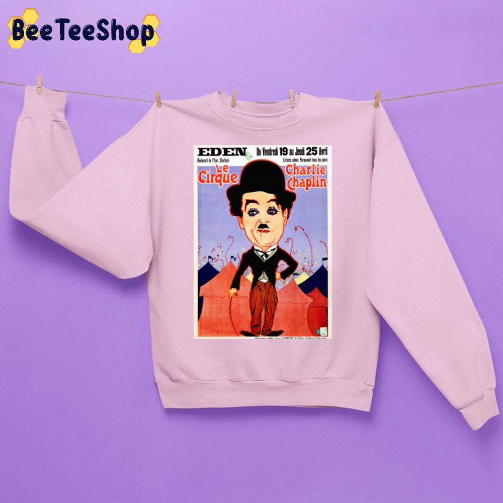 Le Cirque Charlie Chaplin Retro Art Unisex Sweatshirt Le Cirque Charlie Chaplin Retro Art Unisex Sweatshirt
