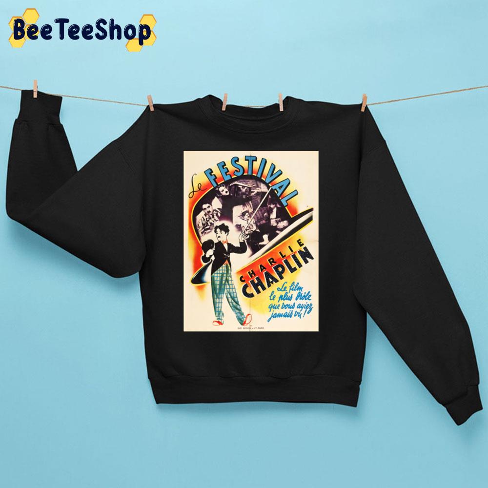Le Festival A Dogs Life Charlie Chaplin Vintage Unisex Sweatshirt Le Festival A Dogs Life Charlie Chaplin Vintage Unisex Sweatshirt