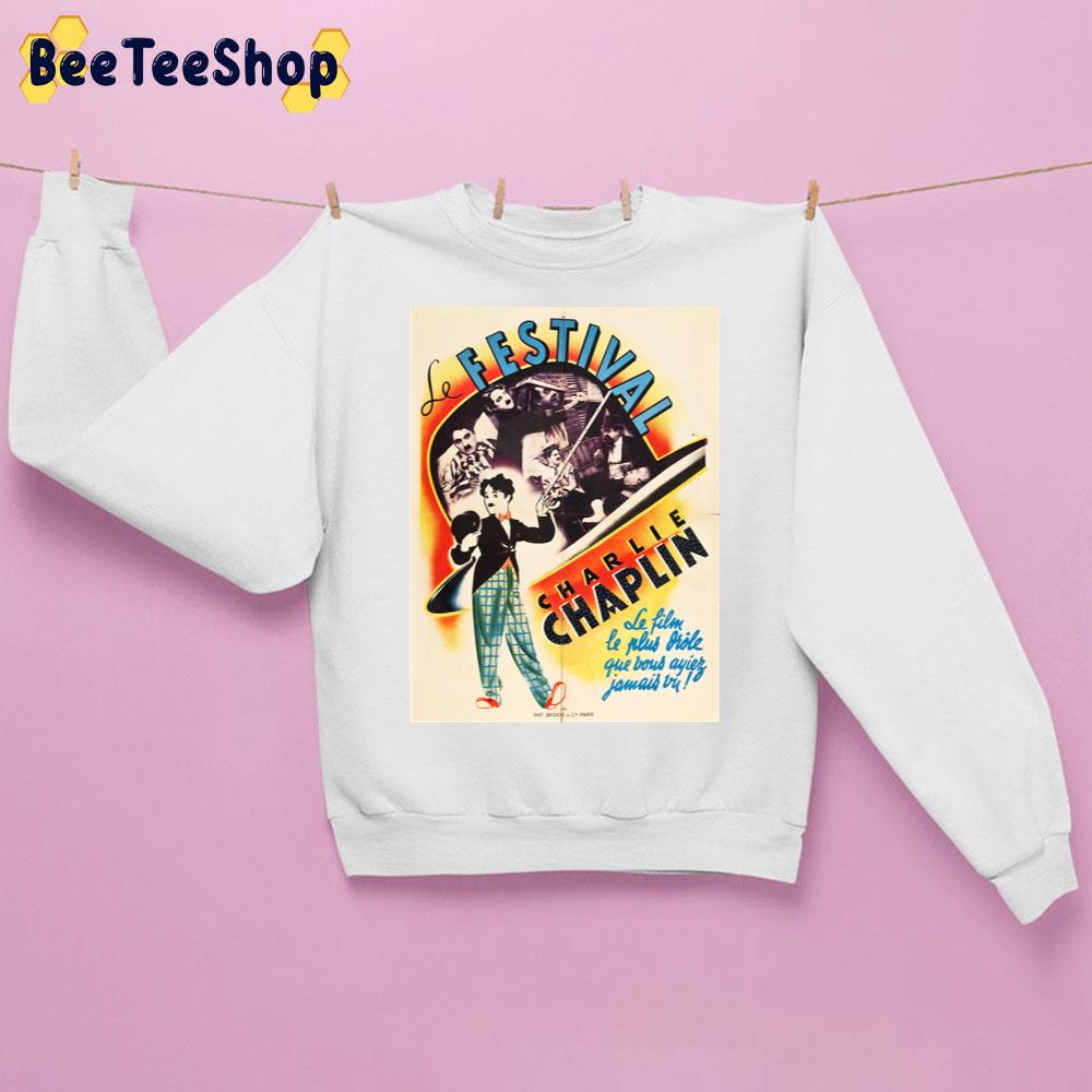 Le Festival A Dogs Life Charlie Chaplin Vintage Unisex Sweatshirt Le Festival A Dogs Life Charlie Chaplin Vintage Unisex Sweatshirt