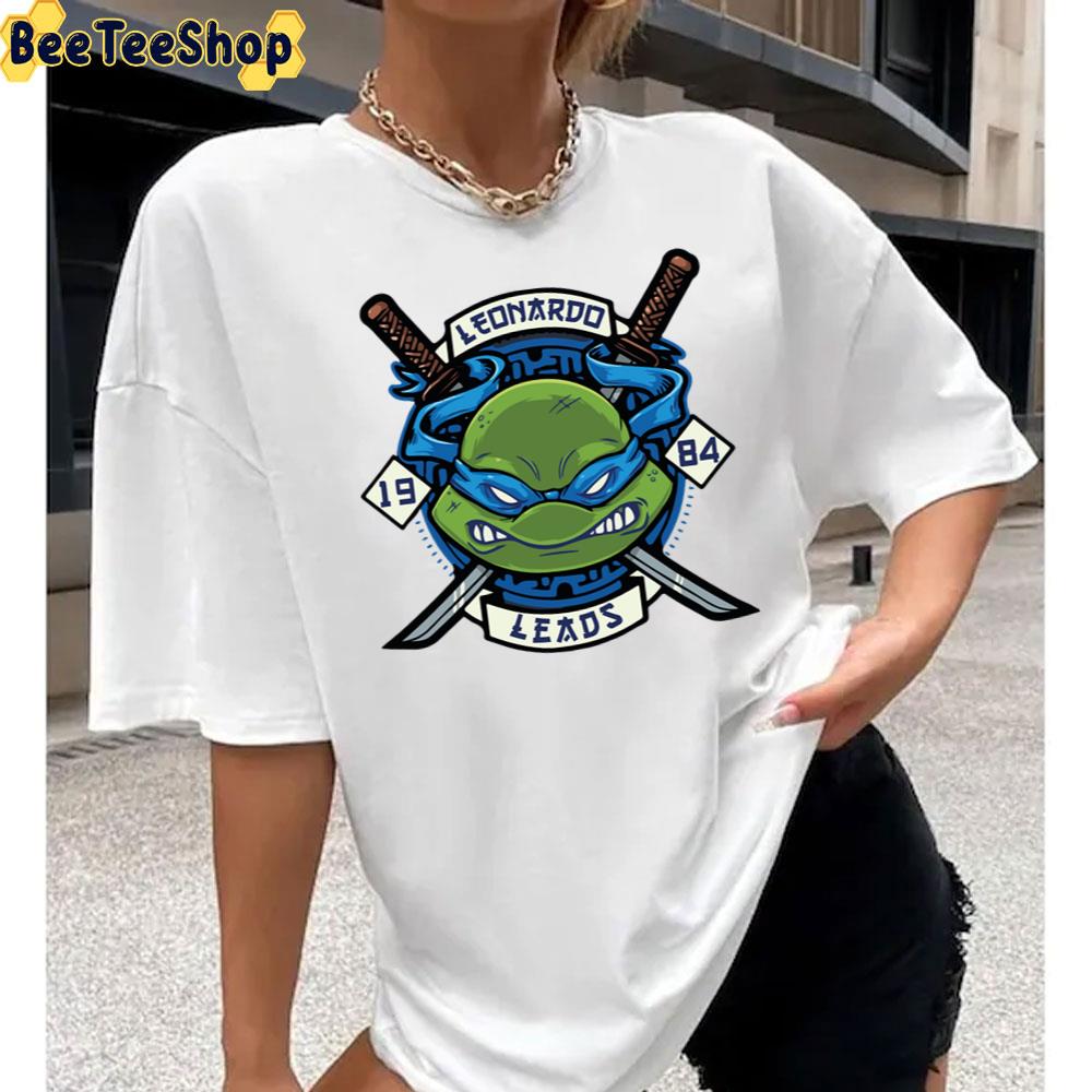 Leonardo Leads Teenage Mutant Ninja Turtles Unisex T-Shirt Leonardo Leads Teenage Mutant Ninja Turtles Unisex T-Shirt