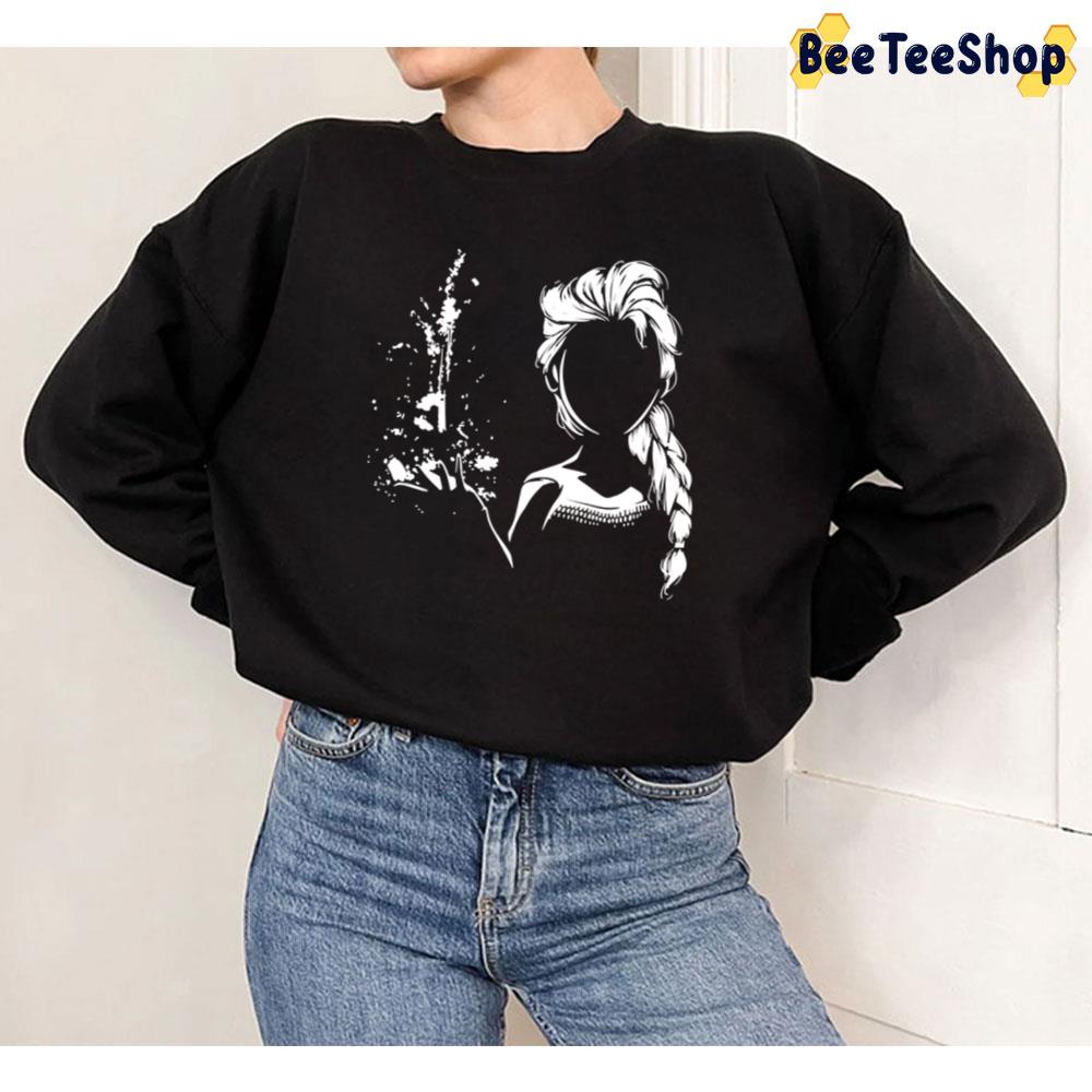 Let It Go Elsa Frozen White Art Unisex T-Shirt Let It Go Elsa Frozen White Art Unisex T-Shirt