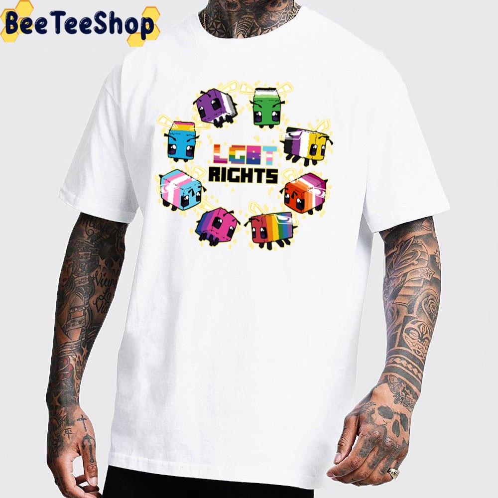 Lgbt Rights Minecraft Bees Unisex T-Shirt Lgbt Rights Minecraft Bees Unisex T-Shirt