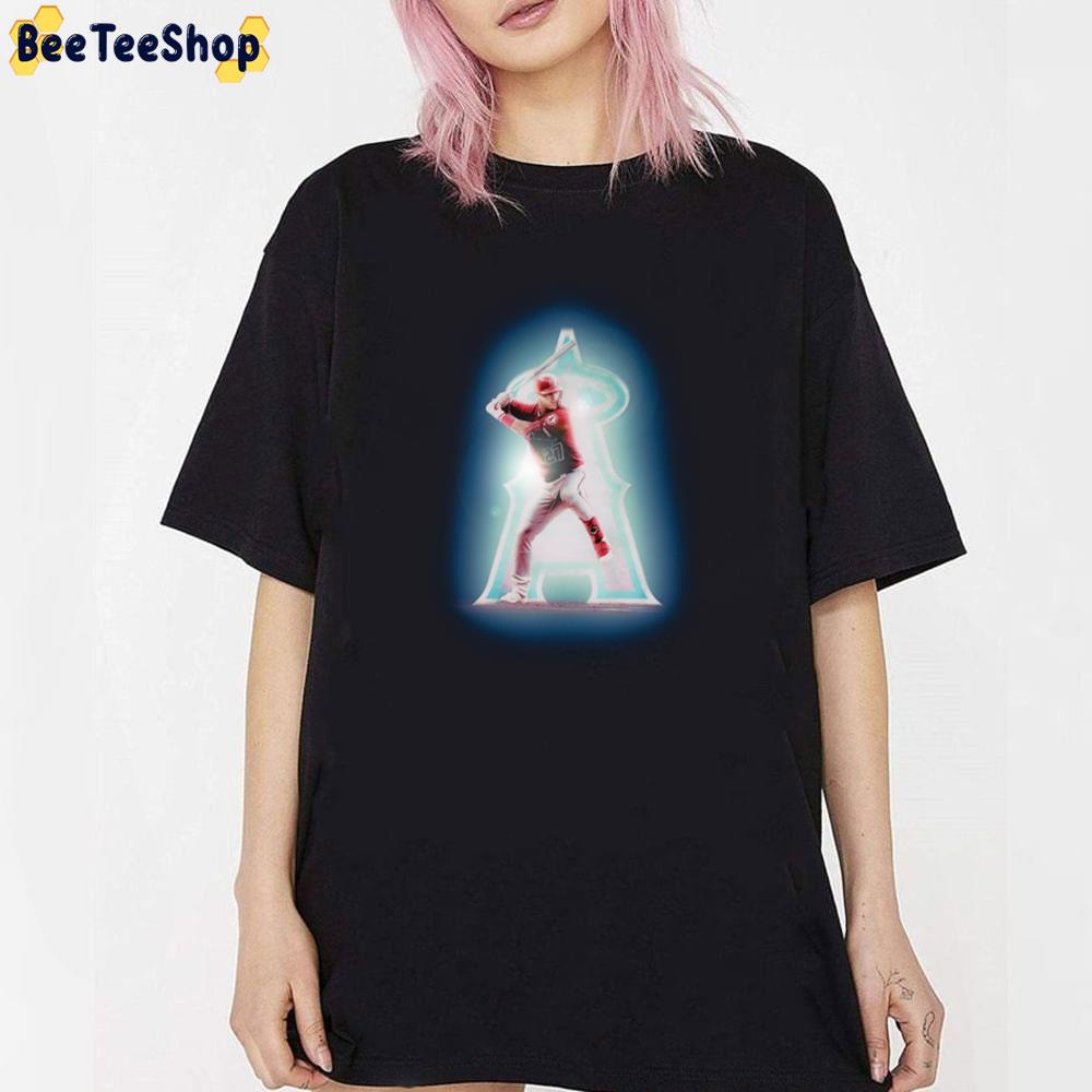 Light Art Mike Trout Los Angeles Angels Baseball Unisex T-Shirt Light Art Mike Trout Los Angeles Angels Baseball Unisex T-Shirt