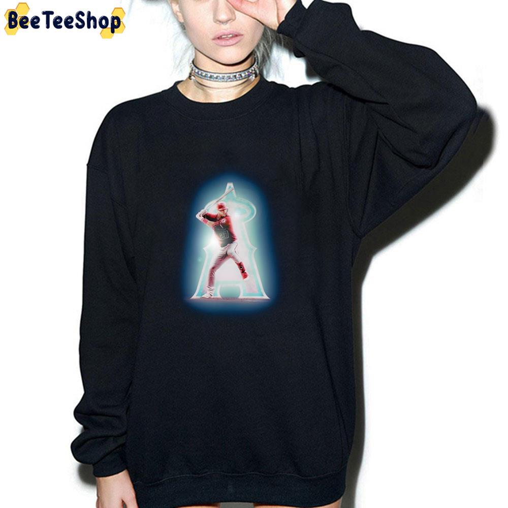 Light Art Mike Trout Los Angeles Angels Baseball Unisex T-Shirt Light Art Mike Trout Los Angeles Angels Baseball Unisex T-Shirt