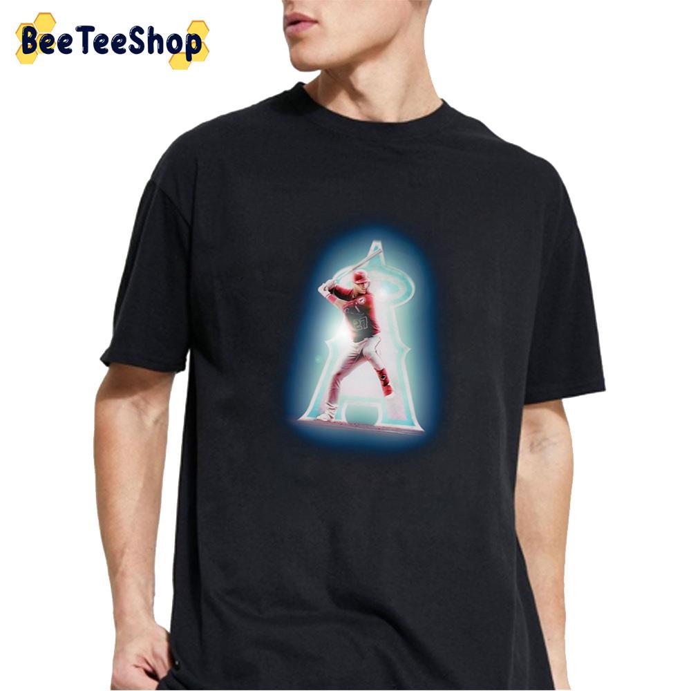 Light Art Mike Trout Los Angeles Angels Baseball Unisex T-Shirt Light Art Mike Trout Los Angeles Angels Baseball Unisex T-Shirt
