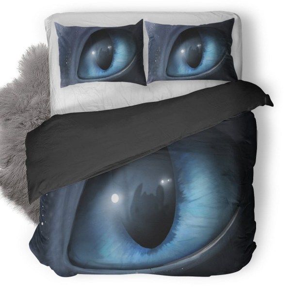 Light Fury Cloudy Eye How To Train Your Dragon Bedding Set Light Fury Cloudy Eye How To Train Your Dragon Bedding Set