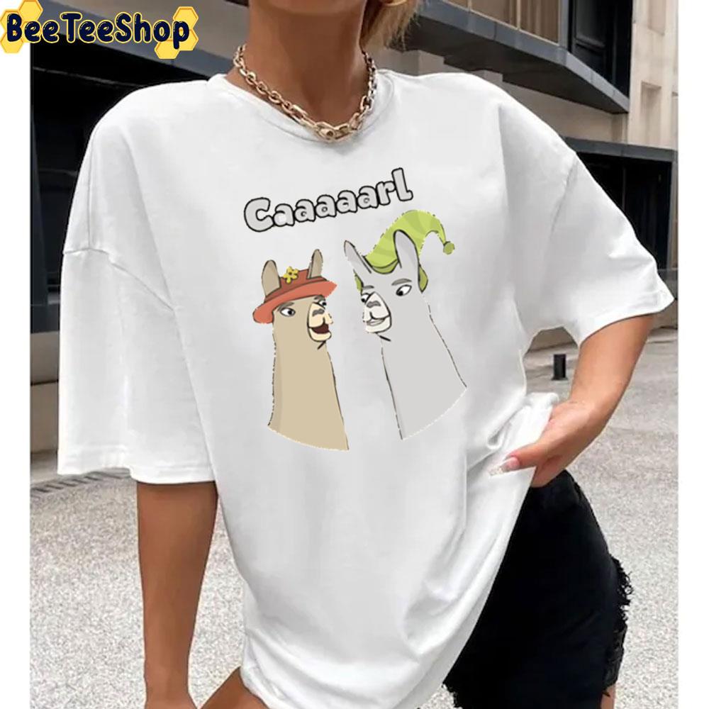 Llamas With Hats Caaaarl Unisex T-Shirt Llamas With Hats Caaaarl Unisex T-Shirt