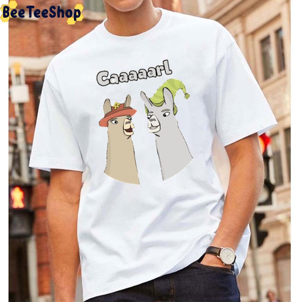 Llamas With Hats Caaaarl Unisex T-Shirt Llamas With Hats Caaaarl Unisex T-Shirt