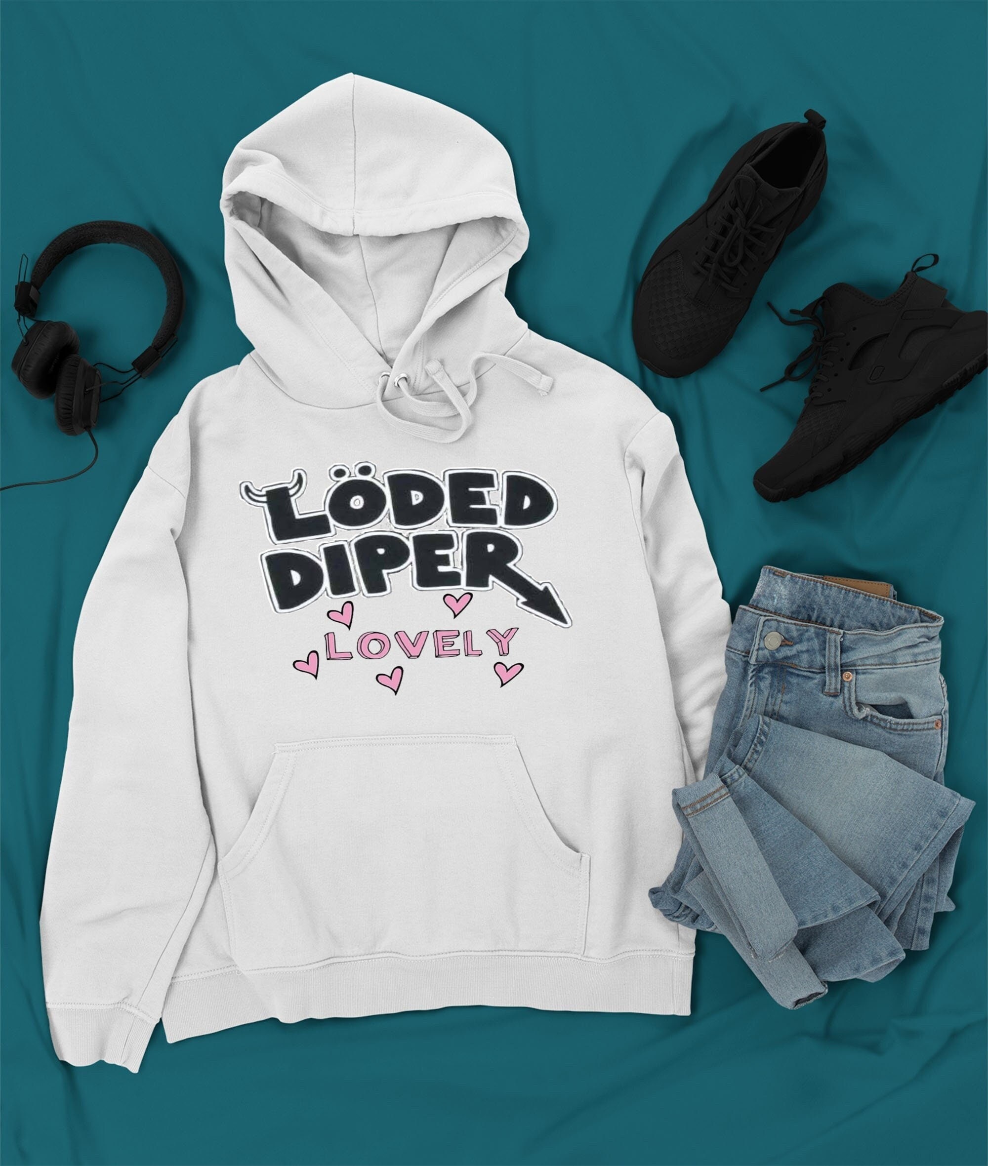 Loded Diper Lovely Unisex Sweatshirt Loded Diper Lovely Unisex Sweatshirt