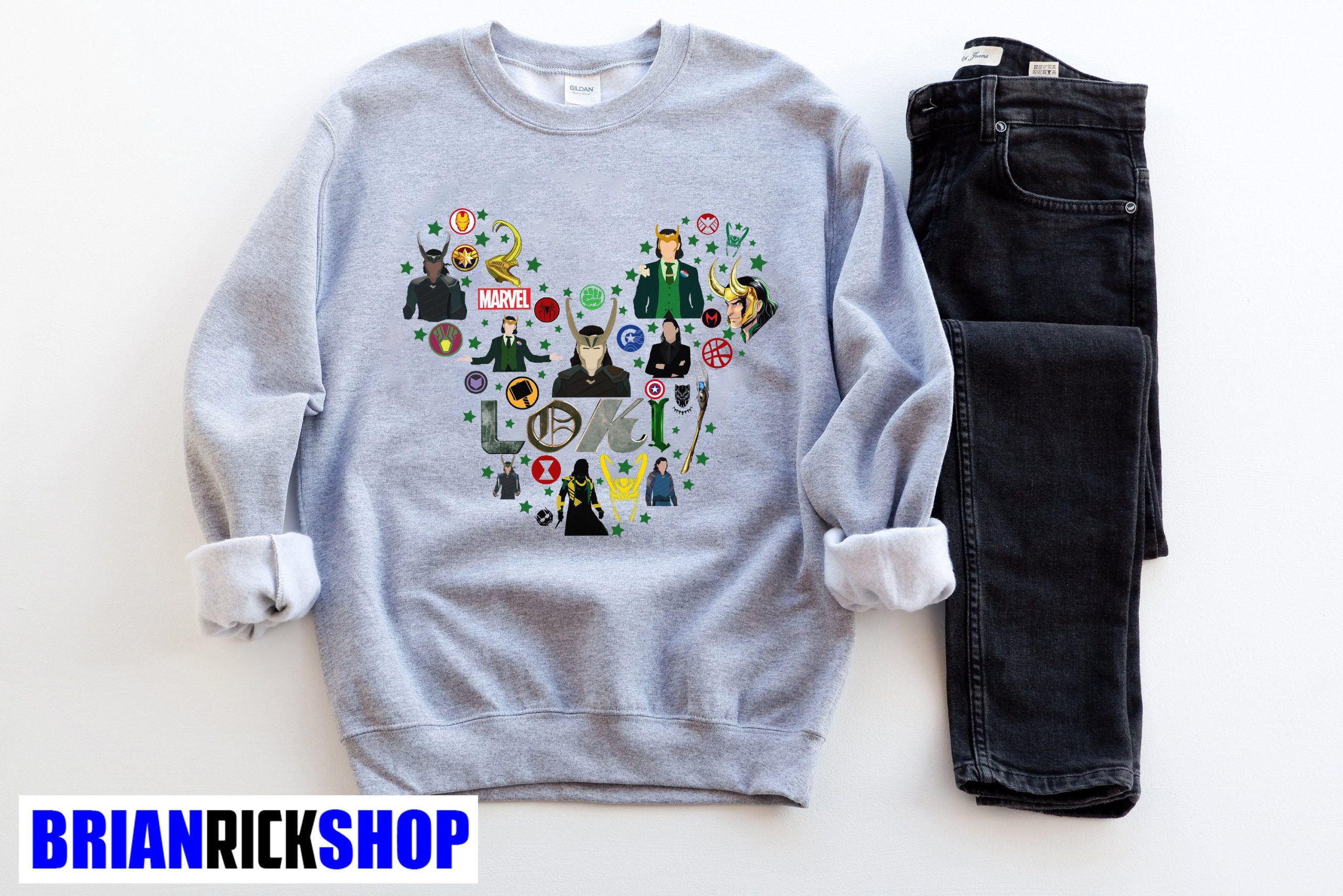 Loki Disney Family Mickey Marvel Unisex Sweatshirt Loki Disney Family Mickey Marvel Unisex Sweatshirt