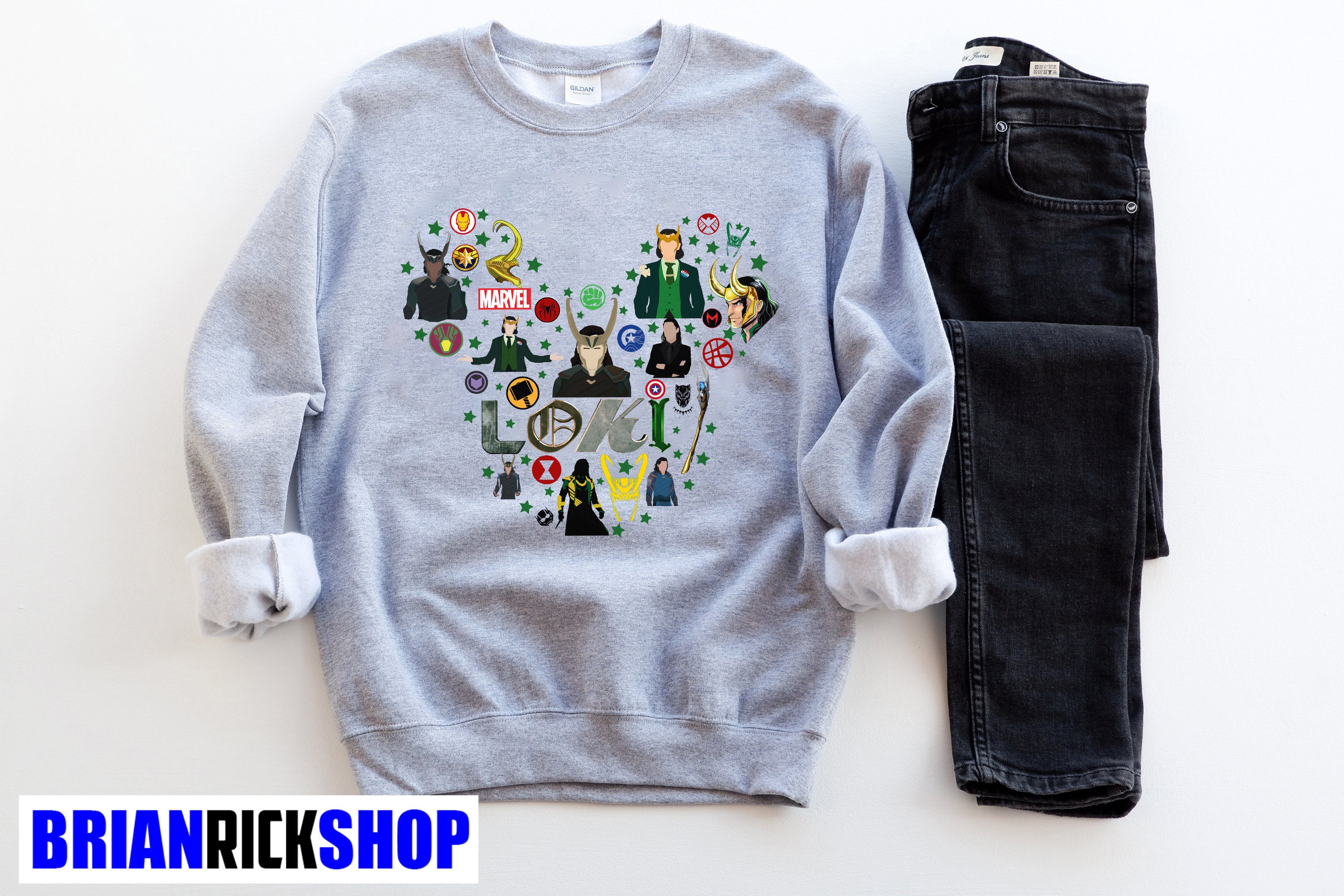 Loki Disney Family Mickey Marvel Unisex Sweatshirt