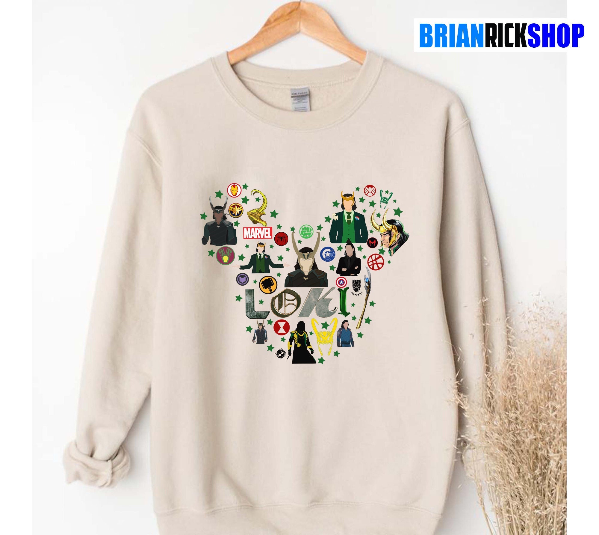 Loki Disney Family Mickey Marvel Unisex Sweatshirt Loki Disney Family Mickey Marvel Unisex Sweatshirt