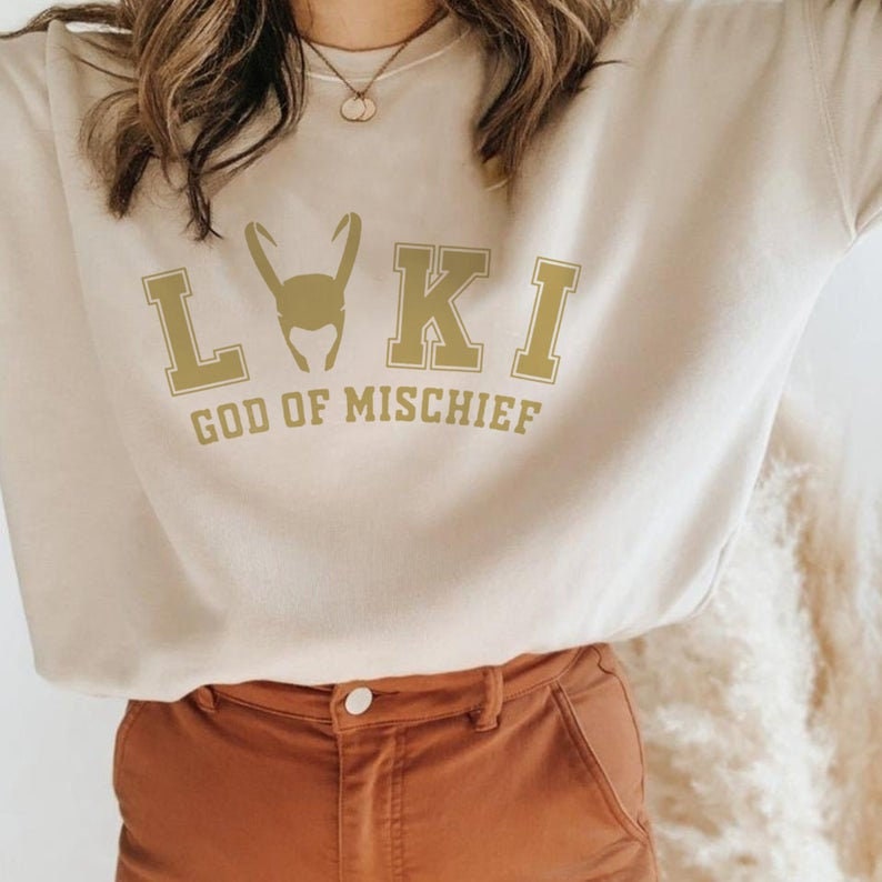 Loki God Of Mischief Marvel Unisex Sweatshirt Loki God Of Mischief Marvel Unisex Sweatshirt
