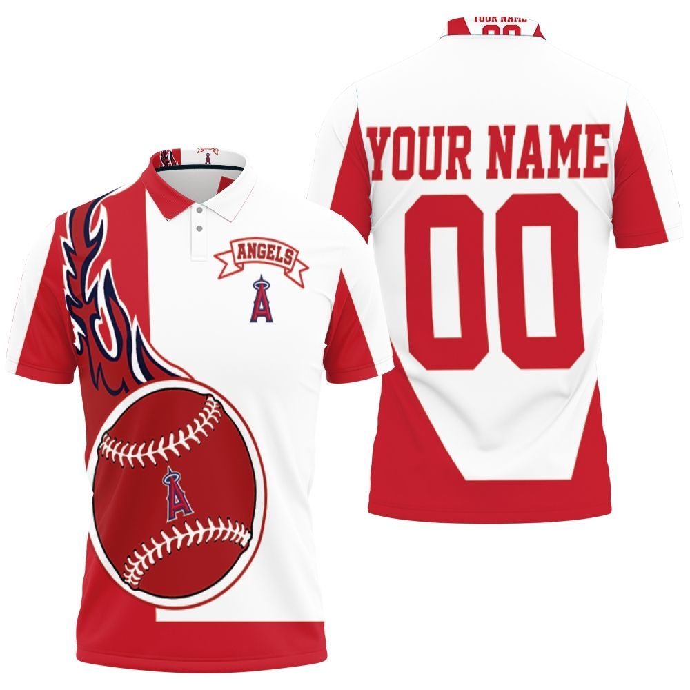 Los Angeles Angels 3d Personalized Polo Shirt All Over Print Shirt 3d T-shirt Los Angeles Angels 3d Personalized Polo Shirt All Over Print Shirt 3d T-shirt