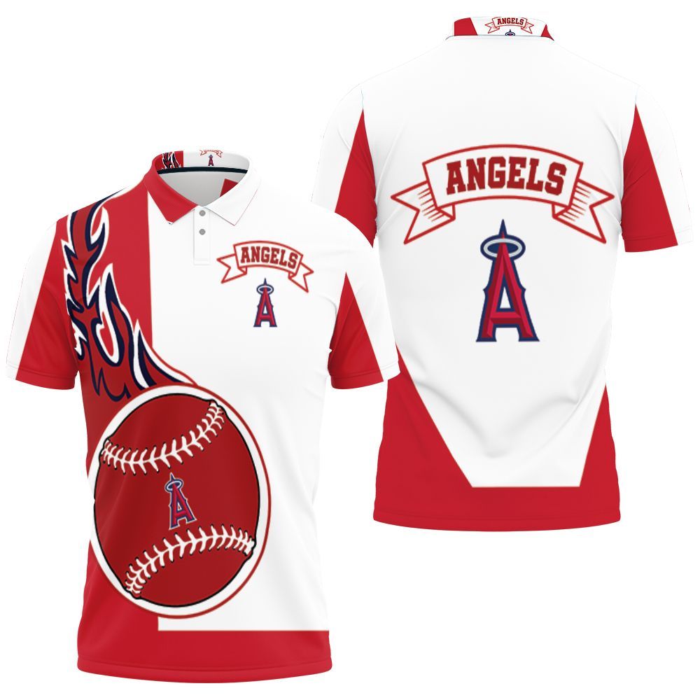 Los Angeles Angels 3d Polo Shirt All Over Print Shirt 3d T-shirt Los Angeles Angels 3d Polo Shirt All Over Print Shirt 3d T-shirt