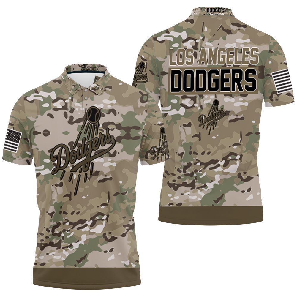 Los Angeles Dodgers Camouflage Veteran 3d Polo Shirt Jersey All Over Print Shirt 3d T-shirt Los Angeles Dodgers Camouflage Veteran 3d Polo Shirt Jersey All Over Print Shirt 3d T-shirt