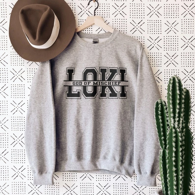 Love Is A Dagger Loki God Of Mischief Unisex Sweatshirt Love Is A Dagger Loki God Of Mischief Unisex Sweatshirt