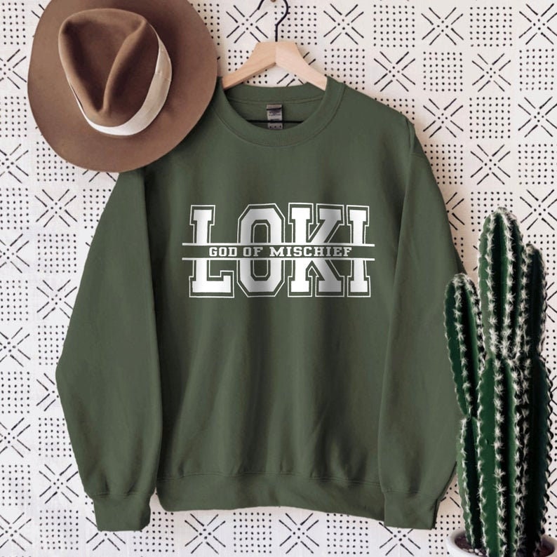 Love Is A Dagger Loki God Of Mischief Unisex Sweatshirt Love Is A Dagger Loki God Of Mischief Unisex Sweatshirt