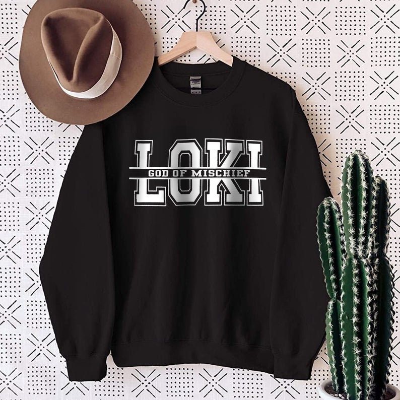 Love Is A Dagger Loki God Of Mischief Unisex Sweatshirt Love Is A Dagger Loki God Of Mischief Unisex Sweatshirt