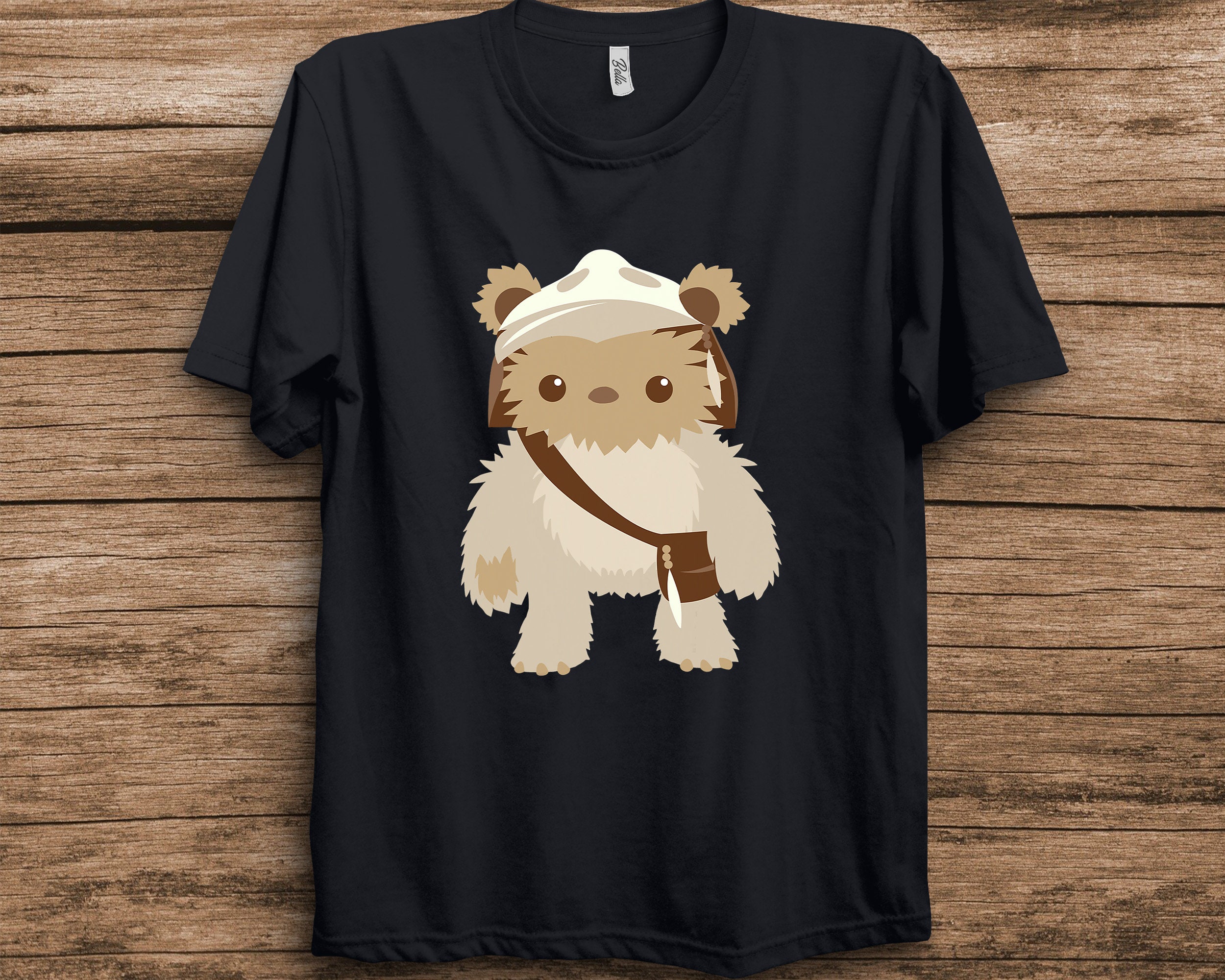 Lumat Ewok Cute Cartoon Warrior Graphic Star Wars Unisex T-Shirt Lumat Ewok Cute Cartoon Warrior Graphic Star Wars Unisex T-Shirt