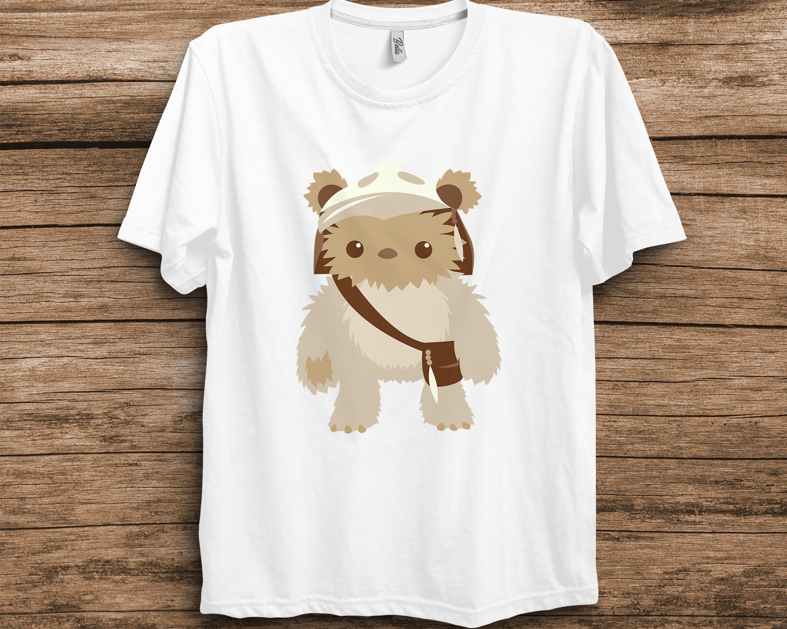 Lumat Ewok Cute Cartoon Warrior Graphic Star Wars Unisex T-Shirt Lumat Ewok Cute Cartoon Warrior Graphic Star Wars Unisex T-Shirt