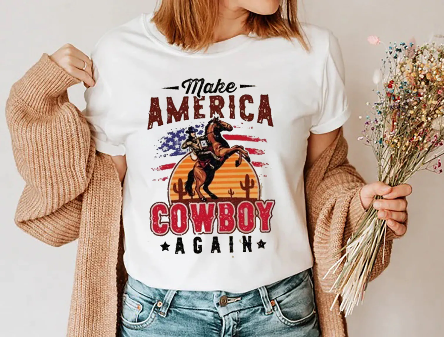 Make America Cowboy Again Unisex T-Shirt Make America Cowboy Again Unisex T-Shirt