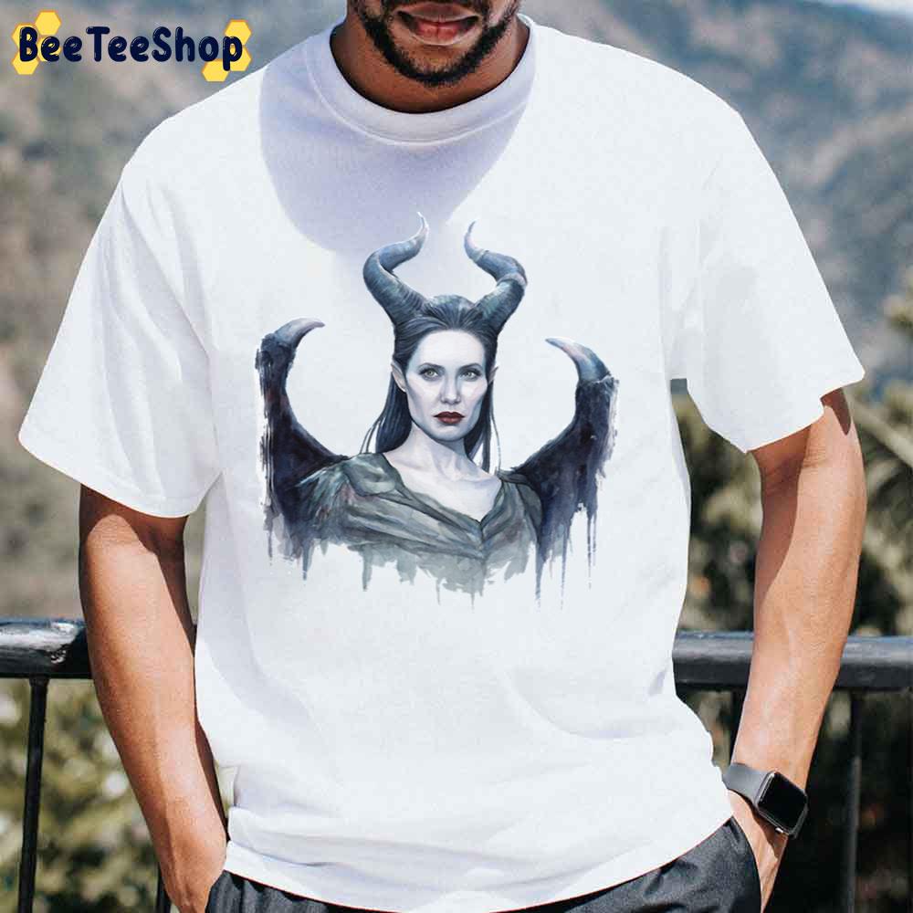 Maleficent Paints Angelina Jolie Unisex T-Shirt Maleficent Paints Angelina Jolie Unisex T-Shirt