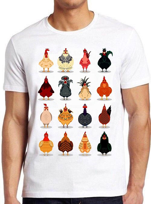 Many Kind Of Chichkens Art Unisex T-Shirt Many Kind Of Chichkens Art Unisex T-Shirt
