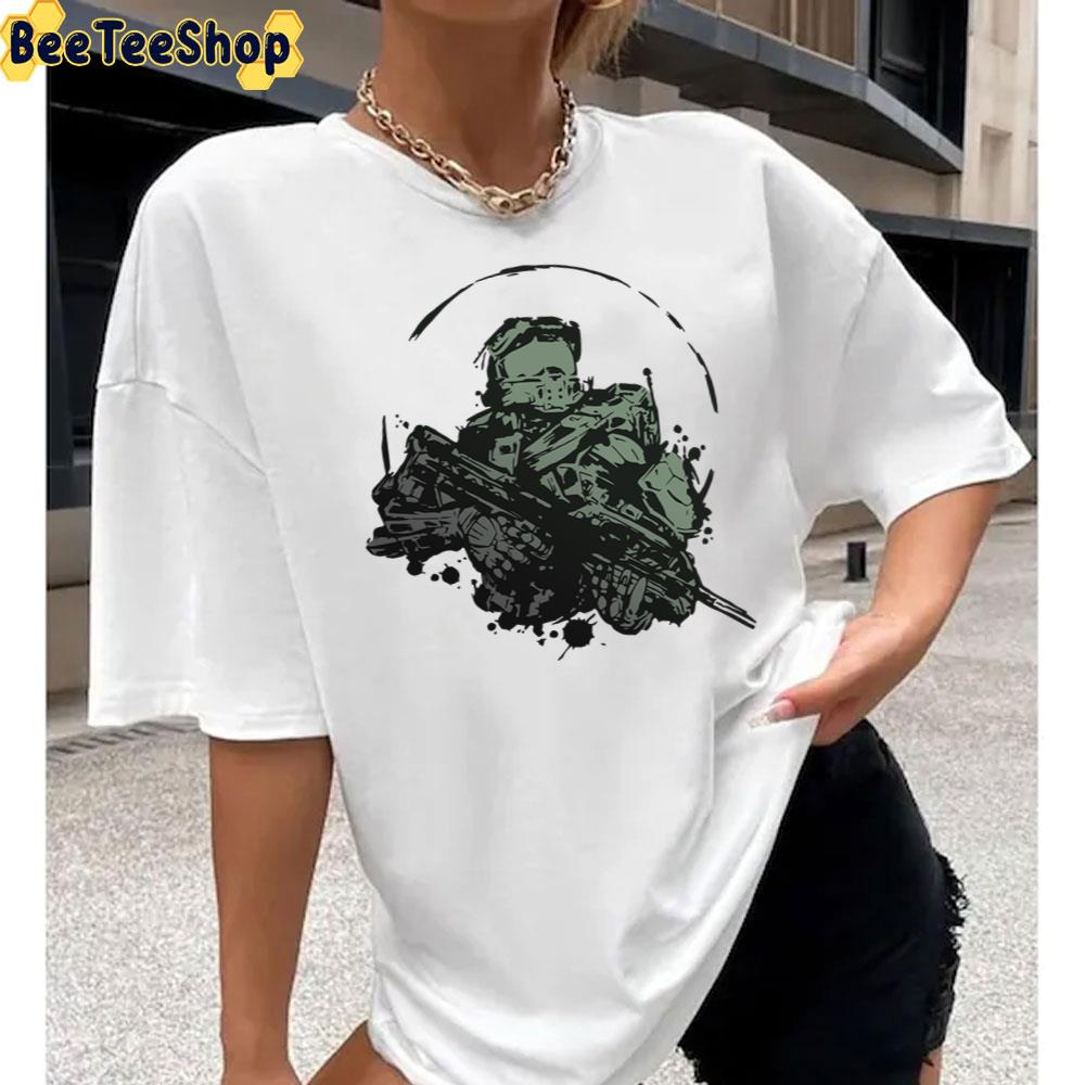 Master Chief Splash Fan Art Game Unisex T-Shirt Master Chief Splash Fan Art Game Unisex T-Shirt
