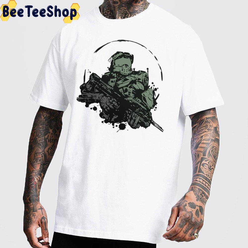 Master Chief Splash Fan Art Game Unisex T-Shirt Master Chief Splash Fan Art Game Unisex T-Shirt