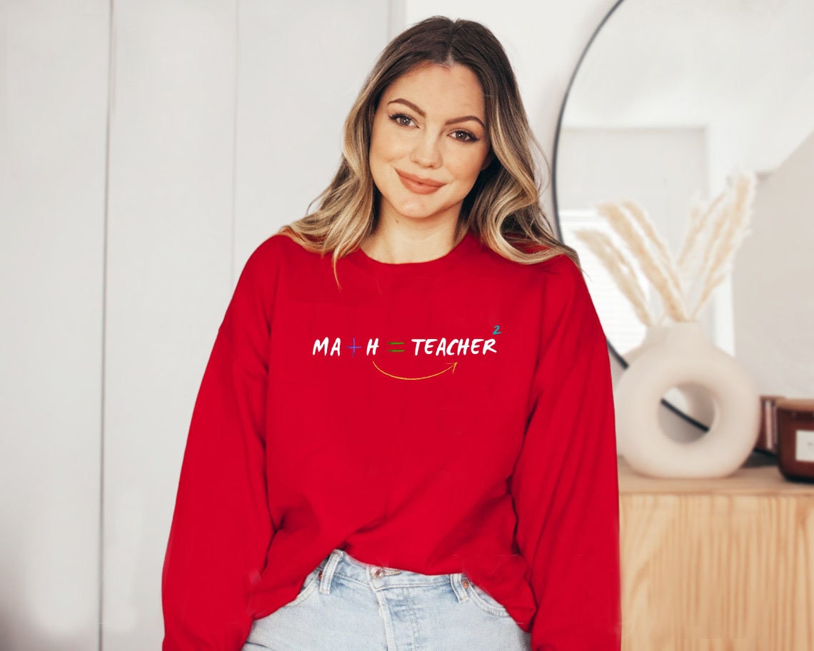 Math Teacher Crewneck Math Teacher Unisex Sweatshirt Math Teacher Crewneck Math Teacher Unisex Sweatshirt