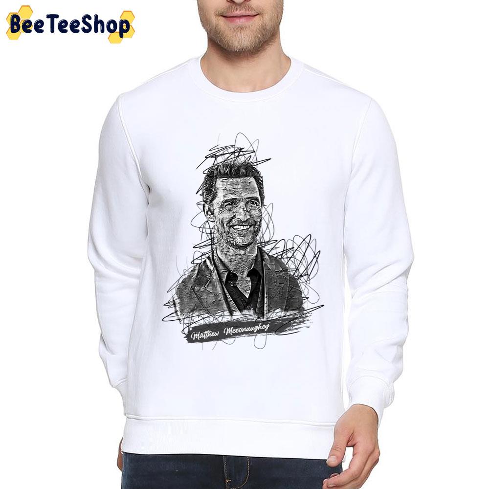 Matthew Mcconaughey Abstract Sketch Art Unisex T-Shirt Matthew Mcconaughey Abstract Sketch Art Unisex T-Shirt